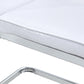 Kinsey White, Electroplated Legs, Set of 2