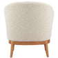 Leque Tawny Beige Accent Chair