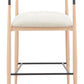 Equinox Oyster Gray & Natural Barstool