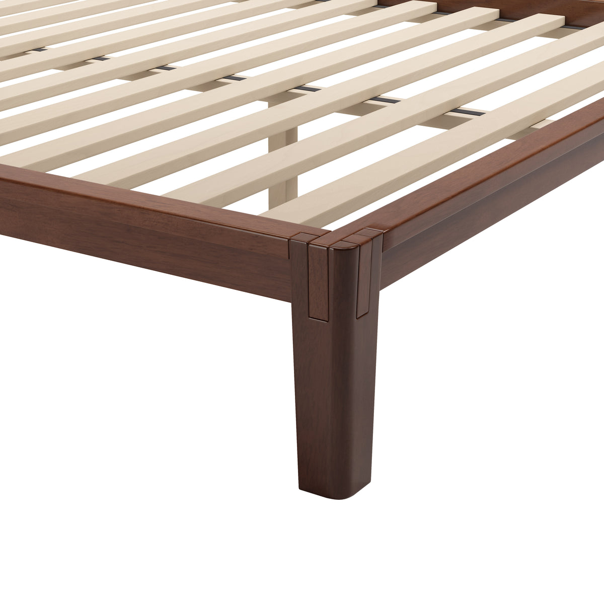 Luum Queen Platform Bed Frame in Walnut