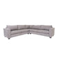 Contemporary Grey Fabric Corner Sofa Sectional 120'