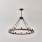 Vero Wagon Wheel Chandelier