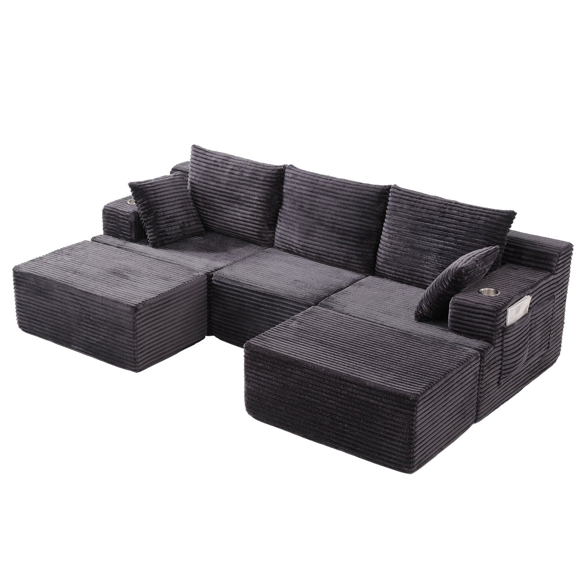 Tallis Modular Sectional in Gray