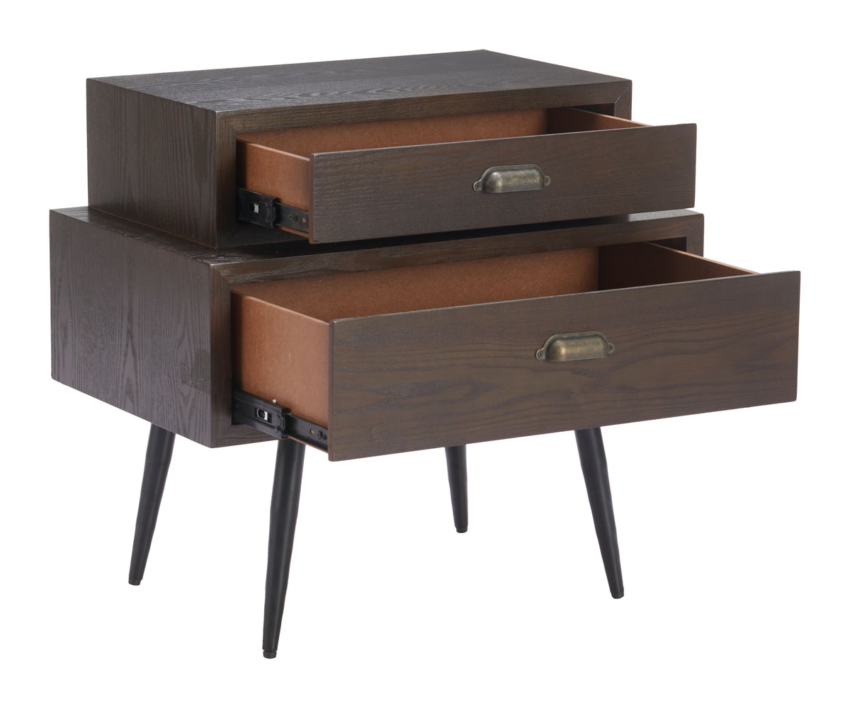 Mechy Brown Side Table