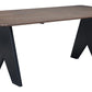 Lisse Espresso Rectangular Dining Table