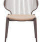 Silues Taupe & Brown Dining Chair (Set of 2)