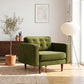 Casey MCM Velvet Tufted Armchair – Mid-Century Modern Accent Chair in 6 Colors