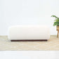 Kelvin Ivory Boucle Bench – 47” Minimalist Ottoman Bench (Japanese-Inspired Design)