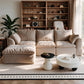Pelham Cloud Modular Sectional in Khaki, 96.5" L-Shape, Single Chaise