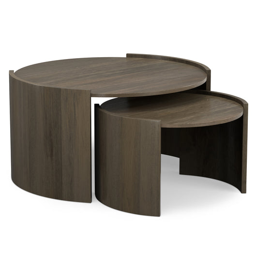 Robin Gray Wood Nesting Table – 32" Nesting Table
