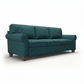 Augusta Sofa – Made in USA, Custom Fabric Options, 83" Classic Design - Hepburn Teal - Fabric (5)
