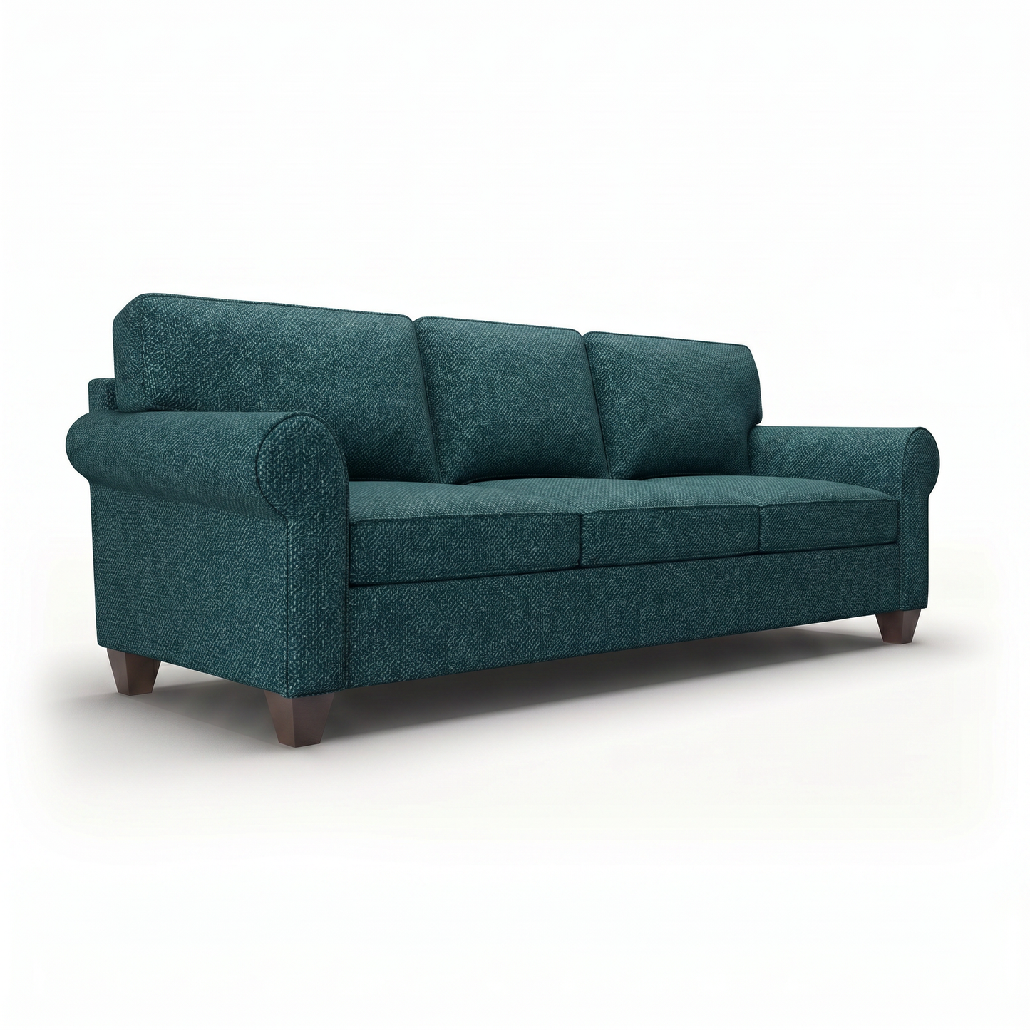 Augusta Sofa – Made in USA, Custom Fabric Options, 83" Classic Design - Hepburn Teal - Fabric (5)