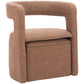 Atria Tawny Brown Accent Chair & Ottoman