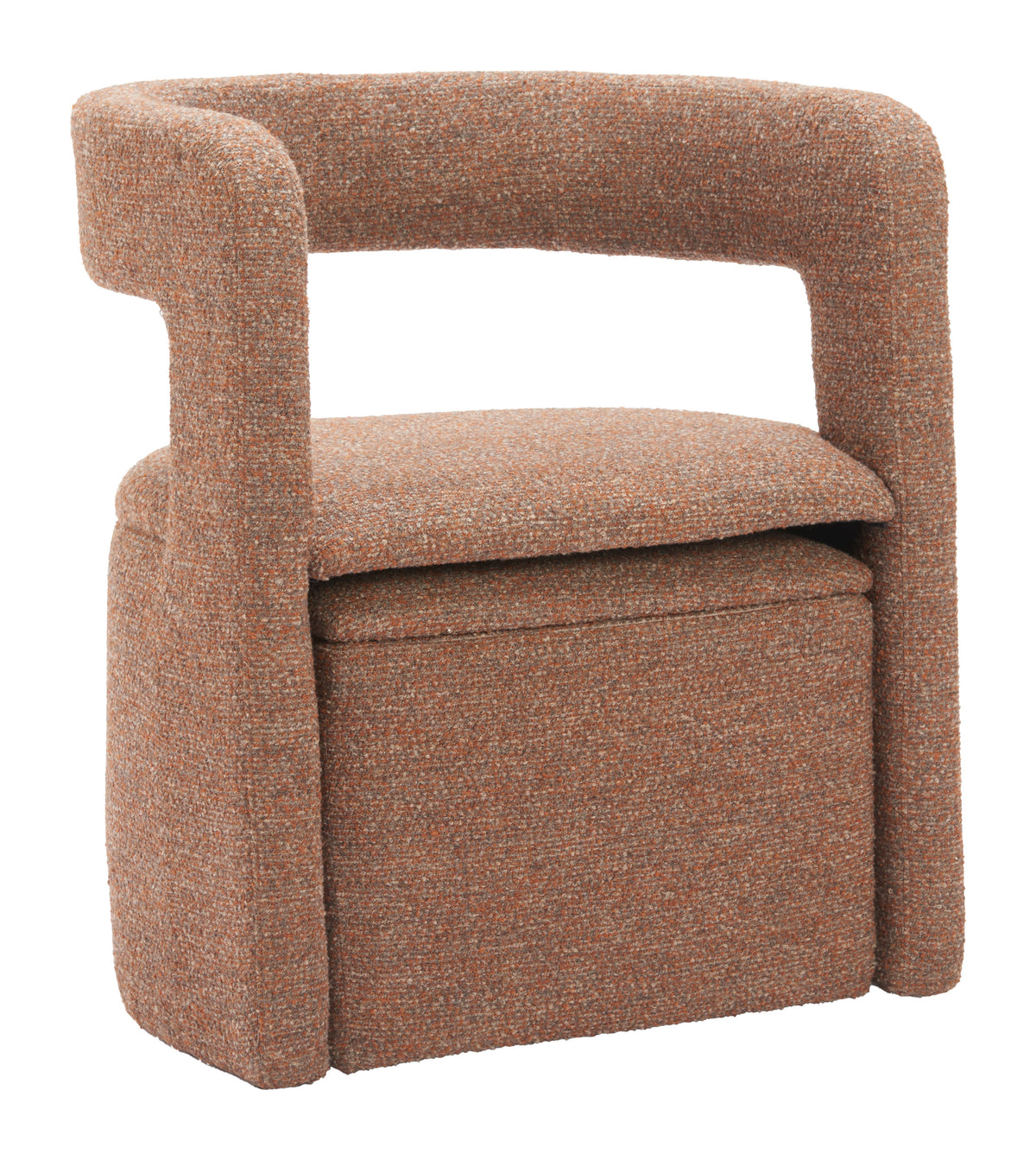 Atria Tawny Brown Accent Chair & Ottoman