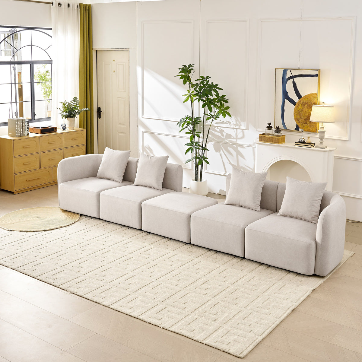 Gaia Velvet Modular Sectional