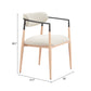 Equinox Oyster Gray & Natural Dining Chair