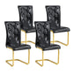 Kinsey Black, Gold Legs, Set of 2