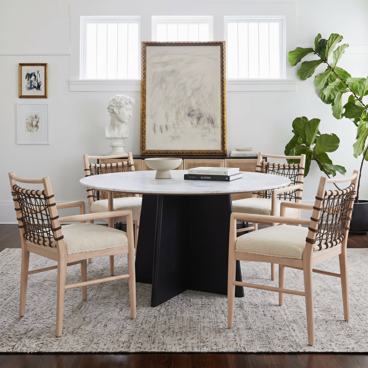 Wezly Dining Chair (Set of 2) in Ivory