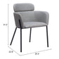 Bremor Dining Chair (Set of 2) in Slate Gray