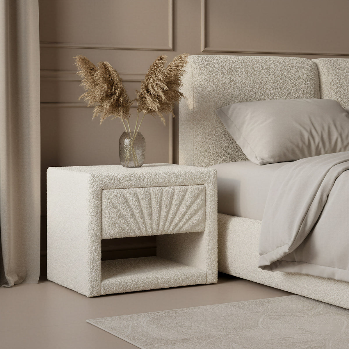 Baris Ivory Nightstand