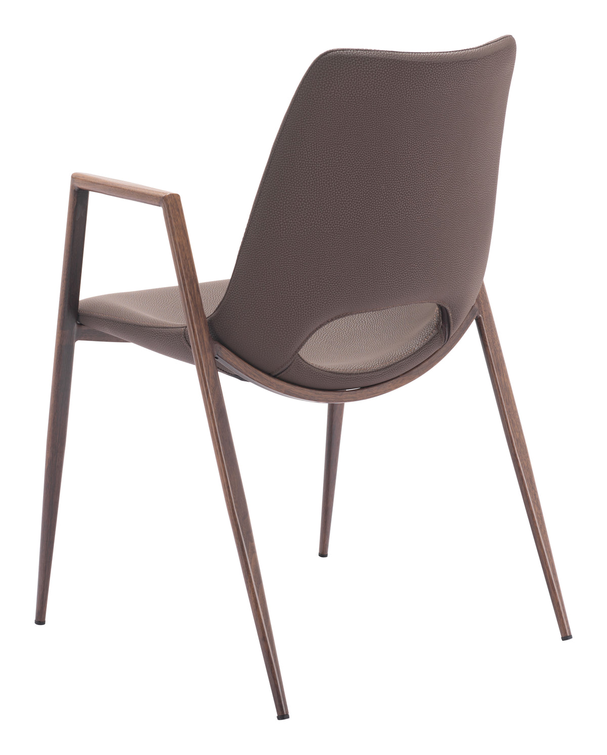 Desi Dining Chair (Set of 2) in Brown & Walnut