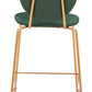 Odessa Green & Gold Counter Stool (Set of 2)
