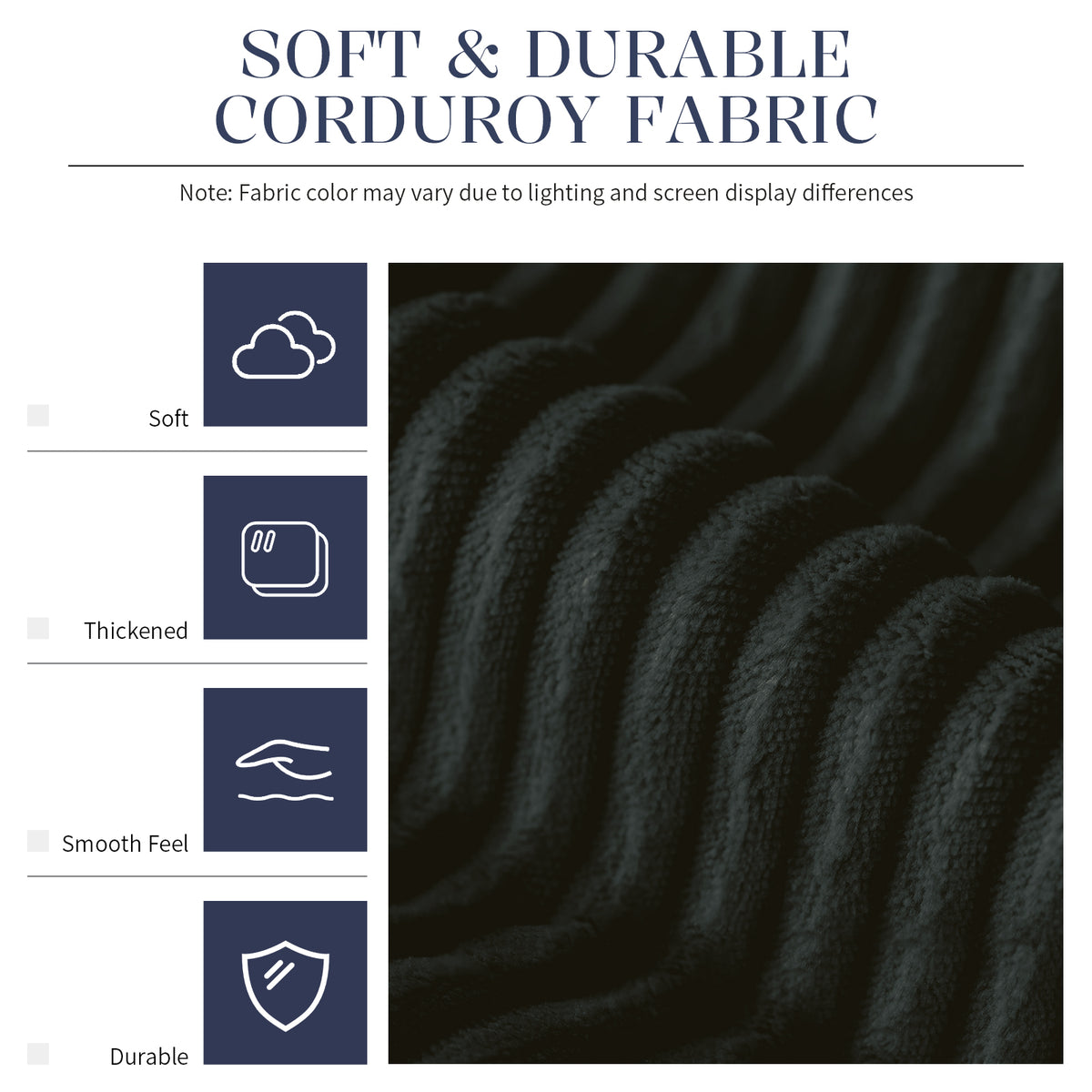 Selwyn Corduroy Bean Bag Chair