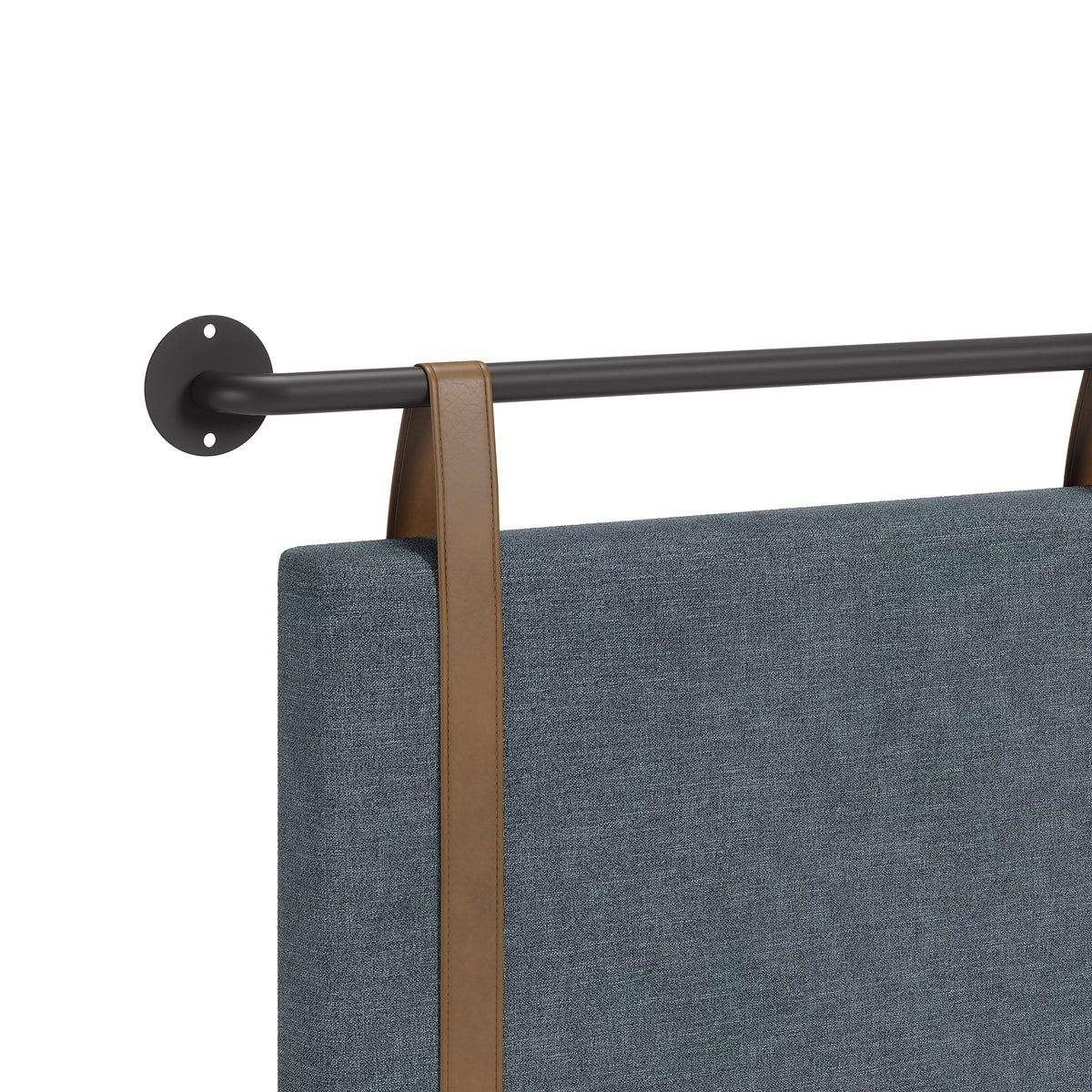 Zeva Gray Floating Queen Headboard
