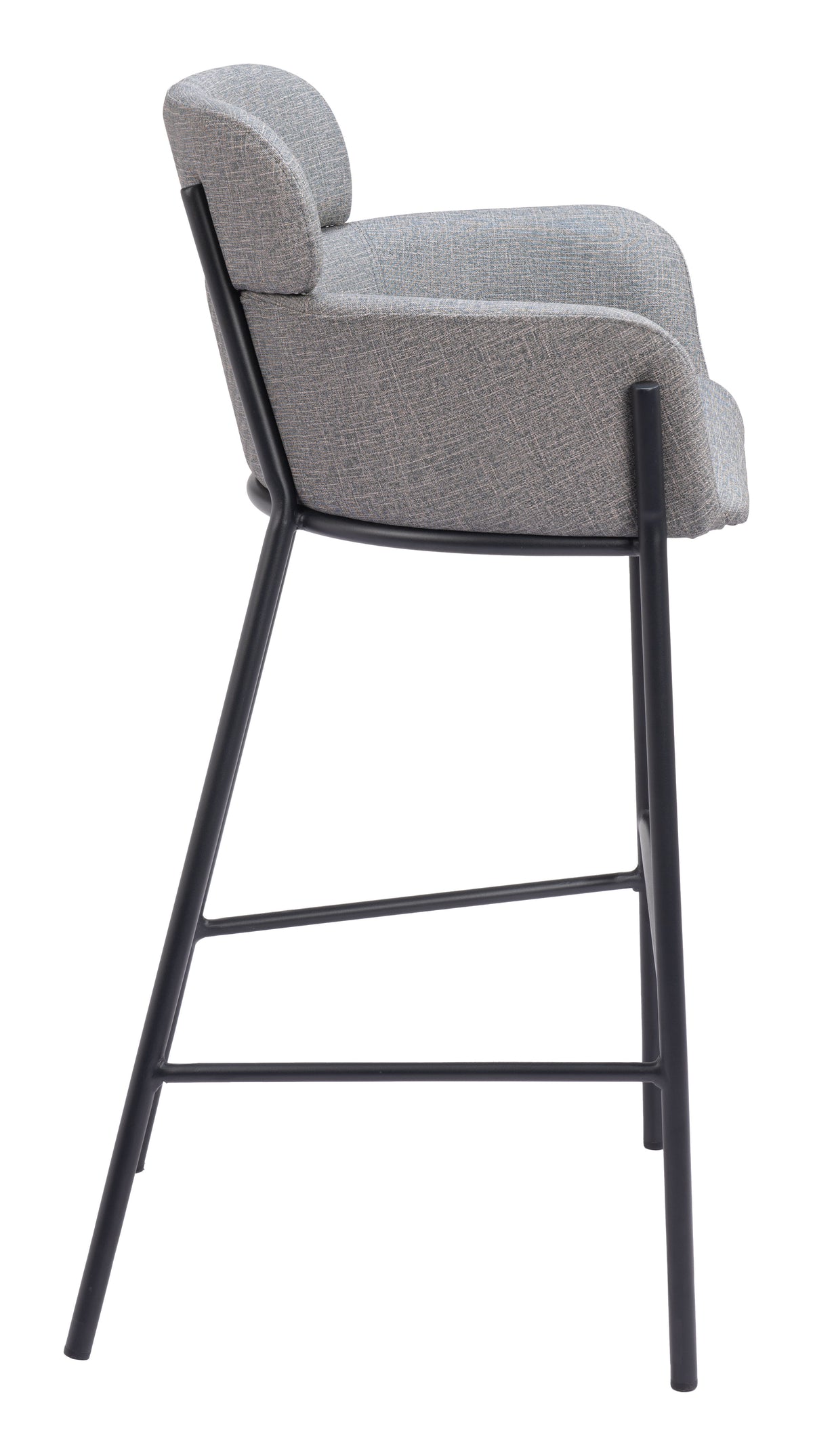 Bremor Barstool in Slate Gray