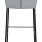 Linz Barstool (Set of 2) in Gray