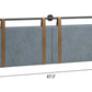 Zeva Gray Floating Queen Headboard