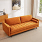 Anthony MCM Tufted Fabric Box Arm Sofa 88" (5 Colors)