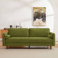 Anthony MCM Tufted Fabric Box Arm Sofa 88" (5 Colors)