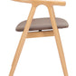 Peker Brown & Natural Dining Chair (Set of 2)