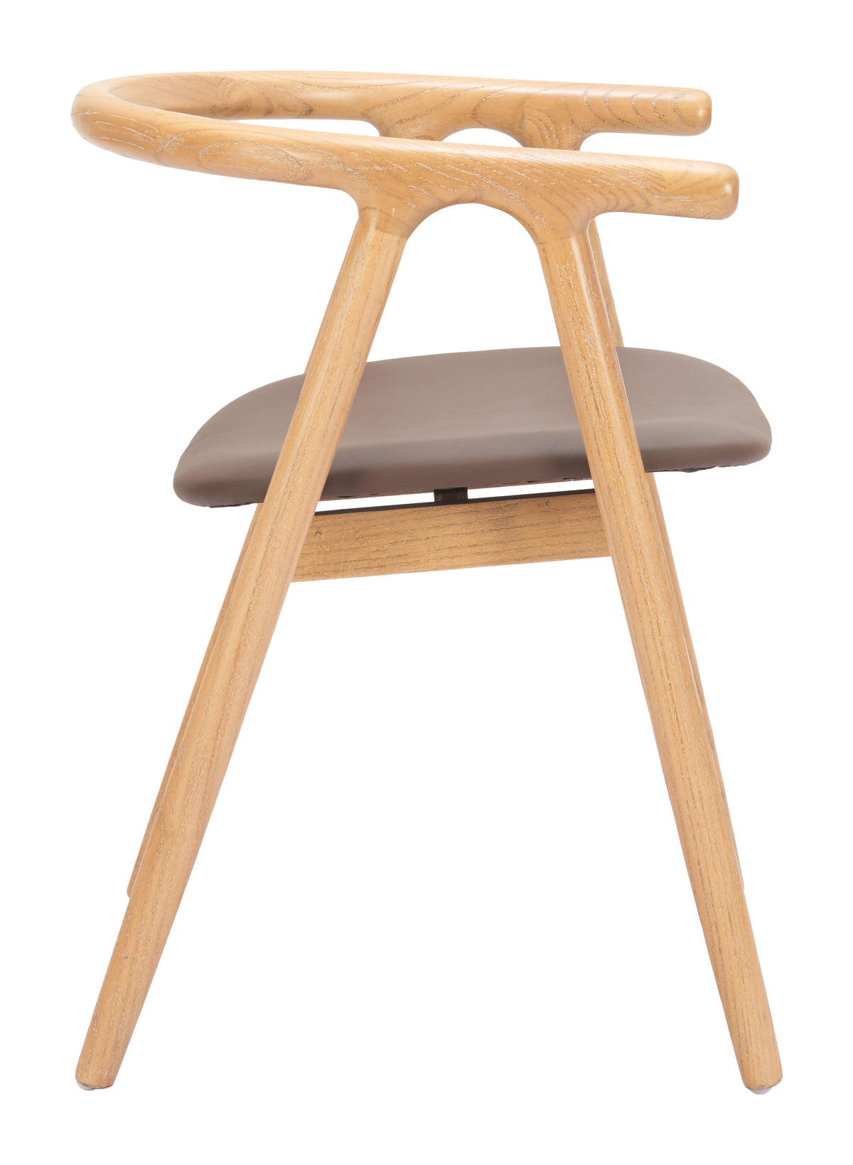 Peker Brown & Natural Dining Chair (Set of 2)