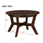 Round Wood MDF Accent Table 32"