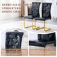 Kinsey Black, Gold Legs, Set of 2