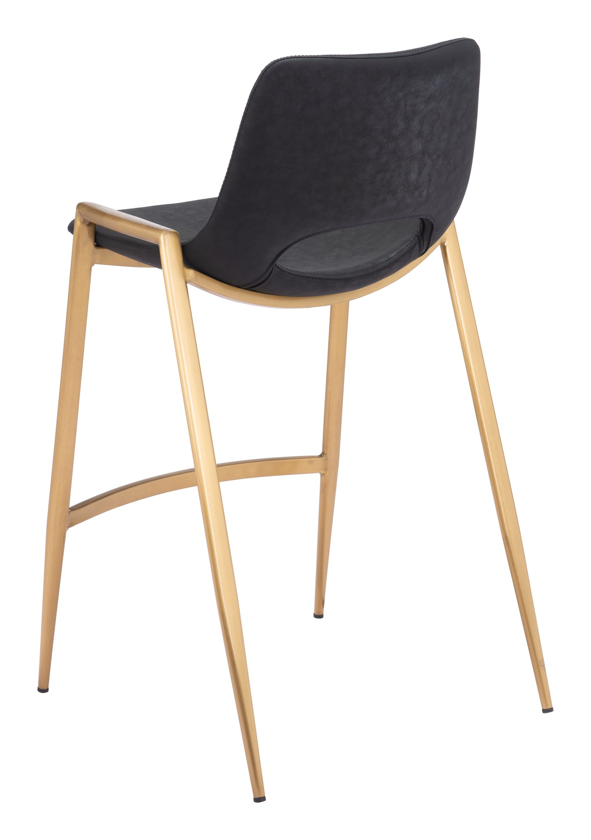 Desi Counter Stool (Set of 2) in Black & Gold