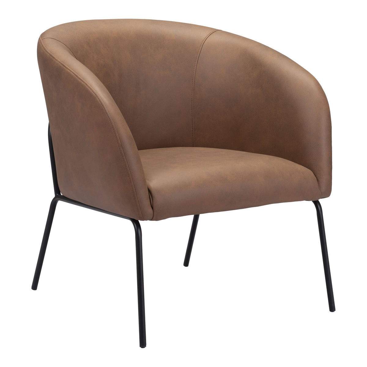 Quinten Vintage Brown Accent Chair