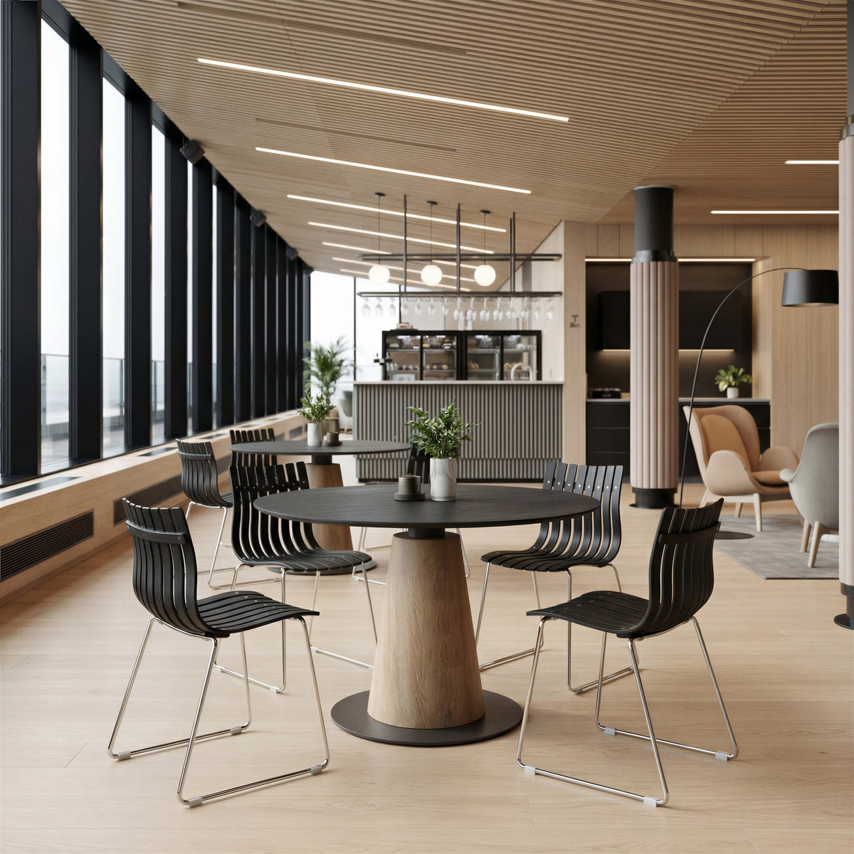 Reno Black Dining Table