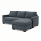 Modena L-Shaped Sectional Sofa - Leslie Peacock - Fabric (4)