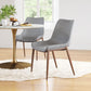 Magnus Dining Chair (Set of 2) in Slate Gray & Walnut