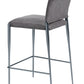 Freesia Barstool (Set of 2) in Charcoal Gray