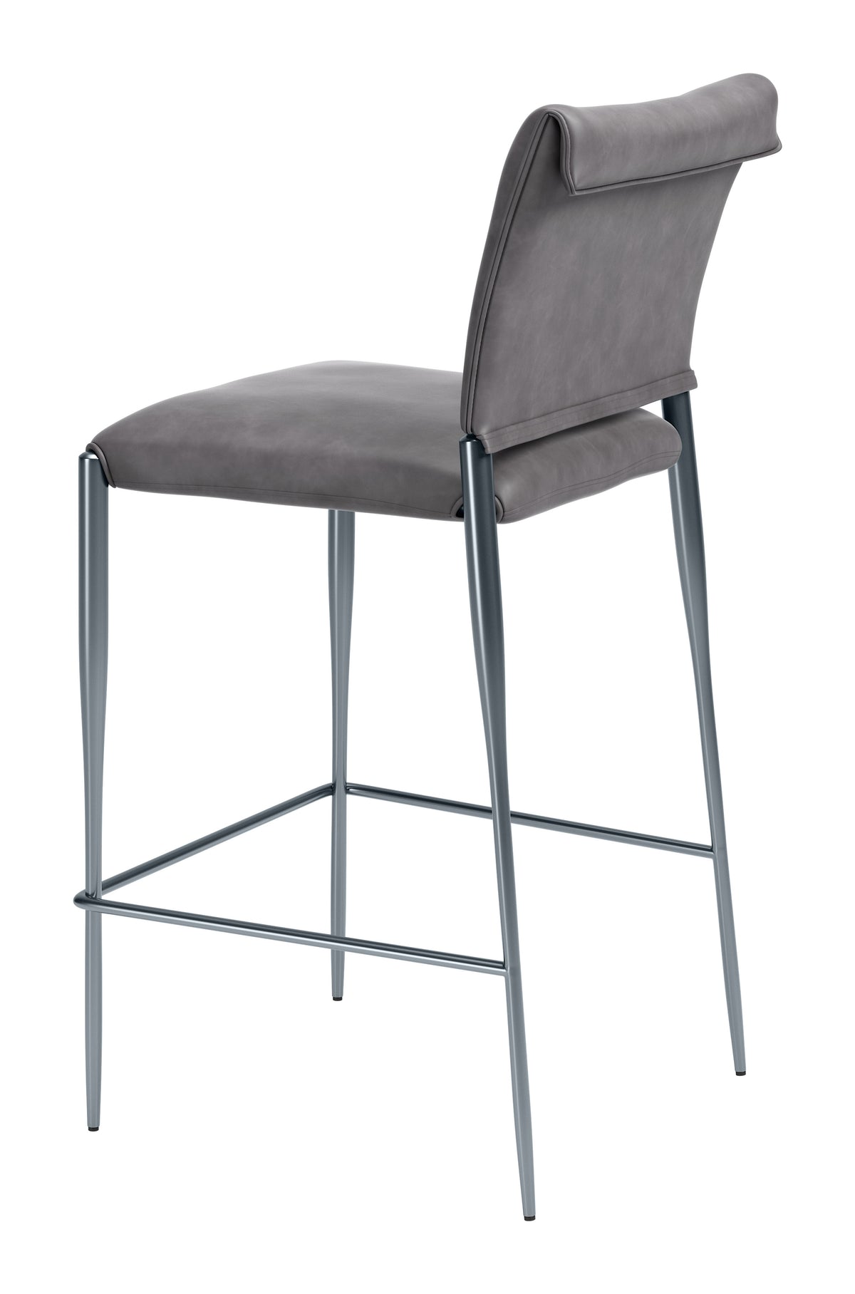 Freesia Barstool (Set of 2) in Charcoal Gray