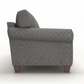 Augusta Sofa – Made in USA, Custom Fabric Options, 83" Classic Design - Catalina Steel - Fabric (10)