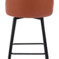 Keppel Swivel Barstool in Brown