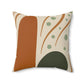 Spun Polyester Designer Square Accent Pillow - Revel Sofa 