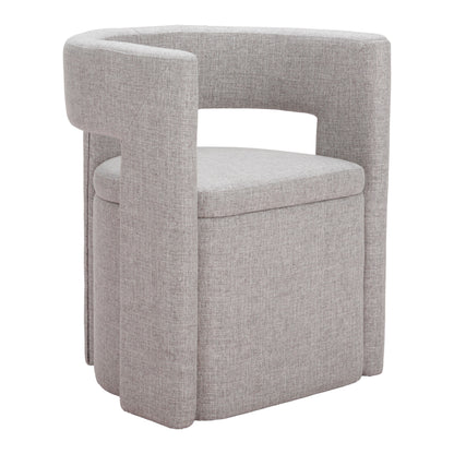 Papua Gray Dining Chair