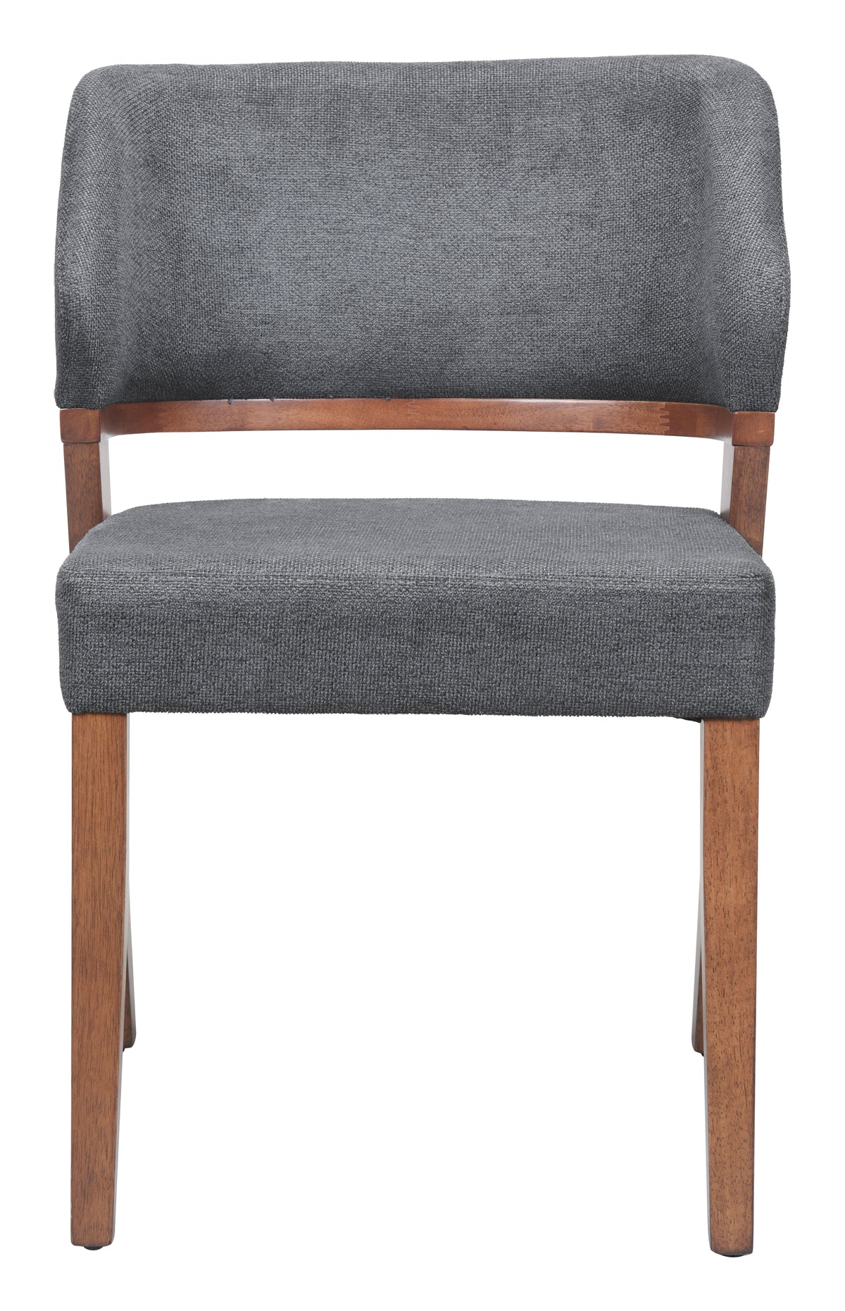 Sunobu Azure Gray & Walnut Dining Chair (Set of 2)