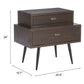 Mechy Brown Side Table